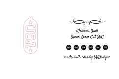 4th of July Earrings SVG Laser Cut Product Image 2