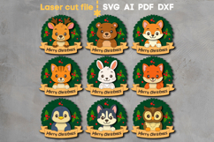 Christmas Tree Toys Bundle SVG laser cut file for Glowforge Product Image 2