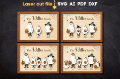 Halloween Ghost Family SVG laser cut files for Glowforge Product Image 2