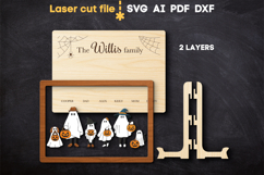 Halloween Ghost Family SVG laser cut files for Glowforge Product Image 3