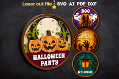 Halloween Bundle SVG laser cut files for Glowforge Product Image 1
