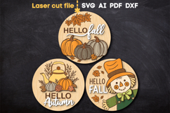 Autumn Bundle SVG laser cut files for Glowforge Product Image 2