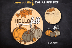 Autumn Bundle SVG laser cut files for Glowforge Product Image 3