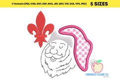 Happy Santa Face Applique Product Image 2