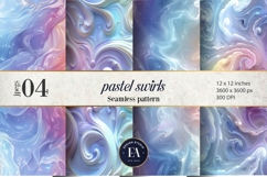 Pastel Smoke Swirl Pattern | Dreamy Abstract Background Product Image 1