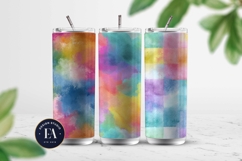 Watercolor Wash Digital Paper | Seamless Rainbow Texture Product Image 2