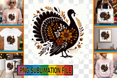 LUMINOUS TSHIRT Designs PNG, Flower Animals Product Image 1