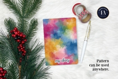 Watercolor Wash Digital Paper | Seamless Rainbow Texture Product Image 4