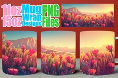 Scenic Springtime Landscape Mug Wrap - Sublimation Product Image 1