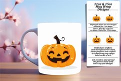 Spooky Pumpkin Animal Mug 11oz/15oz Wrap PNG Product Image 1