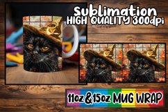 Autumn Harvest: 3D Halloween Mug Sublimation Wraps Product Image 1