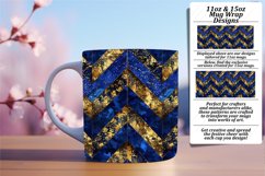 Vibrant Glitter Stripe 11oz/15oz Mug Wrap Art Product Image 1