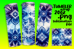 RADIANT 20oz Tumbler Wrap , Watercolor Patter Product Image 1