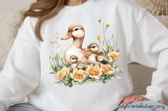 Mothers Day Animals Clipart PNG Product Image 1