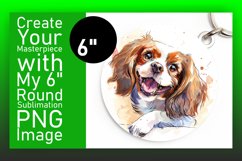 Quirky Funny Dog Circle Lover&#039;s Playful Mug Wrap Keychain Product Image 1