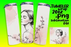 DYNAMIC 20oz Tumbler Template for Personalization , Beauty W Product Image 1