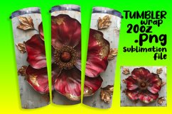 Blossom Magic: Sublimated Tumbler Design Product Image 1