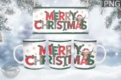 Christmas Mug Wrap Design - Christmas Snowman Sublimation Product Image 5
