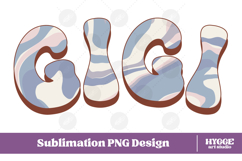gigi Png Retro Retro Mother's Day Mom Sublimation Product Image 1