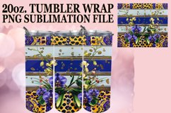 Chic Safari &amp; Glitter Tumbler Decals - 20oz Product Image 1