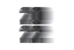 2022 Happy New Year. Abstract geometric cover design black Product Image 1