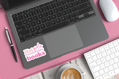 Printable Book Lover Sticker | Hot Girls Finish Their Books Product Image 3