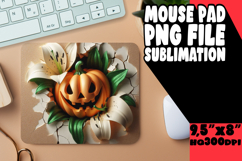 SWEET MOUSE PAD SUBLIMATION STYLE, 3D Pumpkin Product Image 1