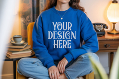 Royal Gildan 18000 Sweatshirt Model Mockups, Product Image 1