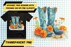 Prairie Petal Power: Wild West-themed Sublimation Product Image 1