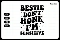 Funny Car Sticker Saying | Vehicle Decal - Don't Honk Product Image 3