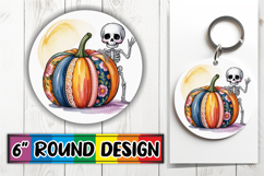 Joyful Circle Designs Sublimation PNG, Pumpkin Watercolor Product Image 1