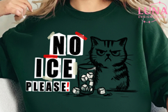 No Ice Please Cat Png, Funny Anti Ice Drink Png, Sassy Cat Product Image 6