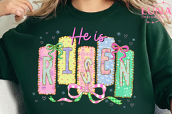 He Is Risen Easter png, Christian Easter Design, Religious Product Image 2