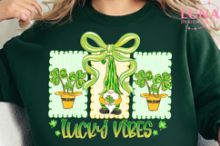 Lucky Shamrock Png, Blessed Vibes Png, Gnome Patrick png Product Image 2