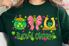 Lucky Charm Png, Blessed Vibes Png, Not Lucky Simply Blessed Product Image 1