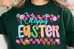 Brushstroke Happy Easter png, Coquette carrot png Product Image 2