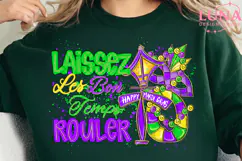 Glitter Laissez Les Bon Temps Rouler png, Mardi gras Png Product Image 2