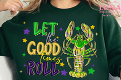 Happy Mardi Gras Png, Mardi Gras PNG, Fleur De Lis coquette Product Image 4