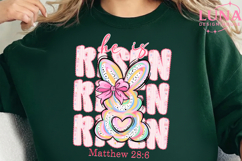 Glitter He is risen Png, Christian Easter Png, Easter Png Product Image 4