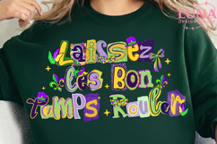 Laissez Les Bon Temps Rouler Png, Mardi Gras Bow Product Image 1