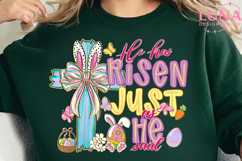 He Has Risen Just As He Said Luke 24-6 Png, Easter Christian Product Image 2