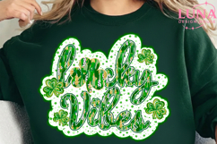 Lucky Vibes Png, Blessed Vibes Png, Not Lucky Simply Blessed Product Image 2