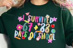 Happy 100 Days of School Png, 100 Days of School Png Product Image 6