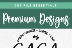 Gaga svg - Grandma Gaga svg - a grandma svg for crafters Product Image 3