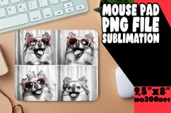 Playful Puppy Picture Sublimation Mouse Pad Template for Cre Product Image 1