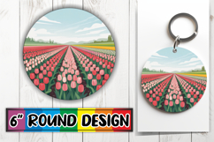 Luminous Ornaments Round Design PNG, Spring Product Image 1