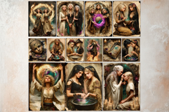 Witch Anthology: Mystical Witches &amp; Rituals Digital Papers Product Image 3
