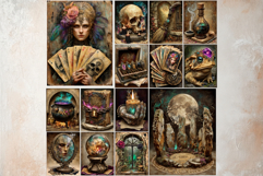 Witch Anthology: Mystical Witches &amp; Rituals Digital Papers Product Image 7