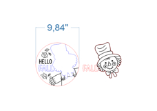 Fall Scarecrow SVG laser cut files for Glowforge Product Image 4