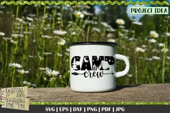 Camp Crew SVG | Camp SVG | Tent SVG | Silhouette SVG Product Image 2